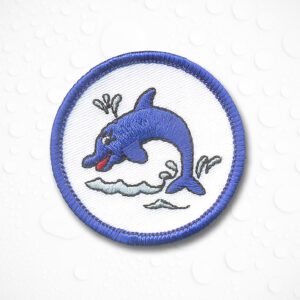 Aufnäher Schwimmabzeichen Delfin
