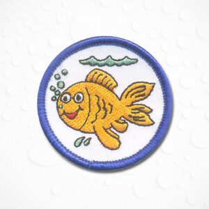 Aufnäher Schwimmabzeichen Goldfisch